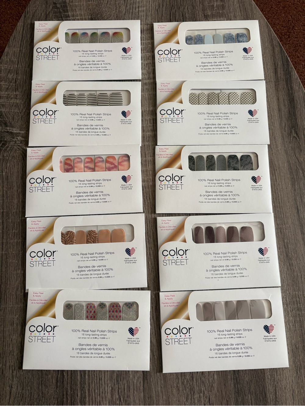 Color Street, selling as a lot